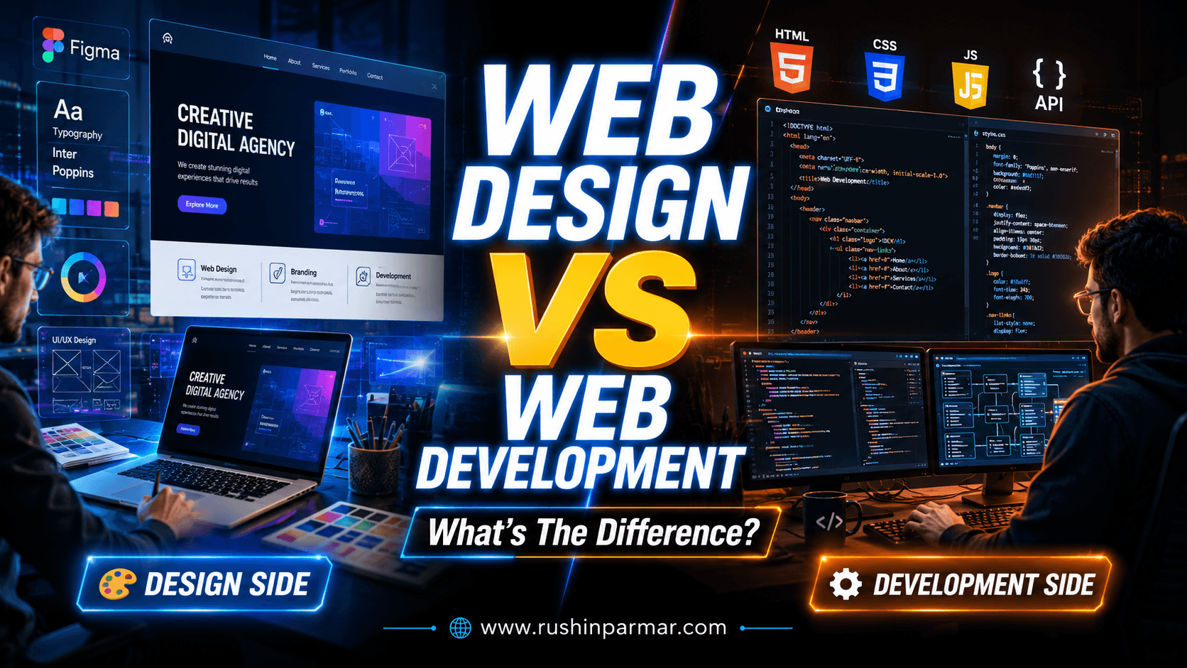 Difference Between Web Design and Web Development