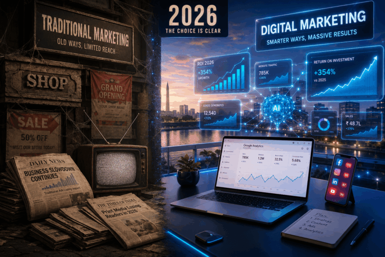 Digital Marketing vs Traditional Marketing 2026