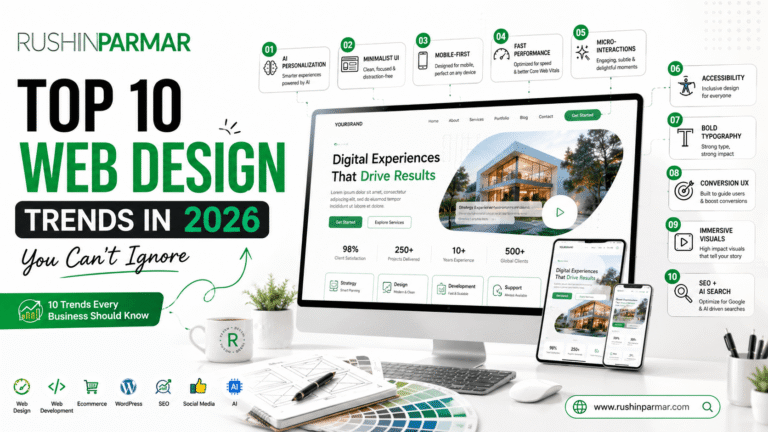 Top 10 Web Design Trends in 2026 Banner
