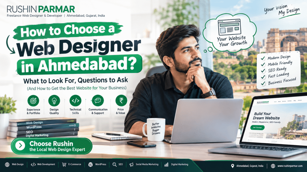 How to Choose a Web Designer in Ahmedabad